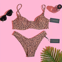 MALDIVES BIKINI BOTTOMS IN MOCHA LEOPARD - PINKCOLADA