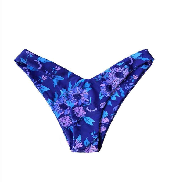 MALDIVES BIKINI BOTTOMS IN VIOLET WILD BLOOM - PINKCOLADA