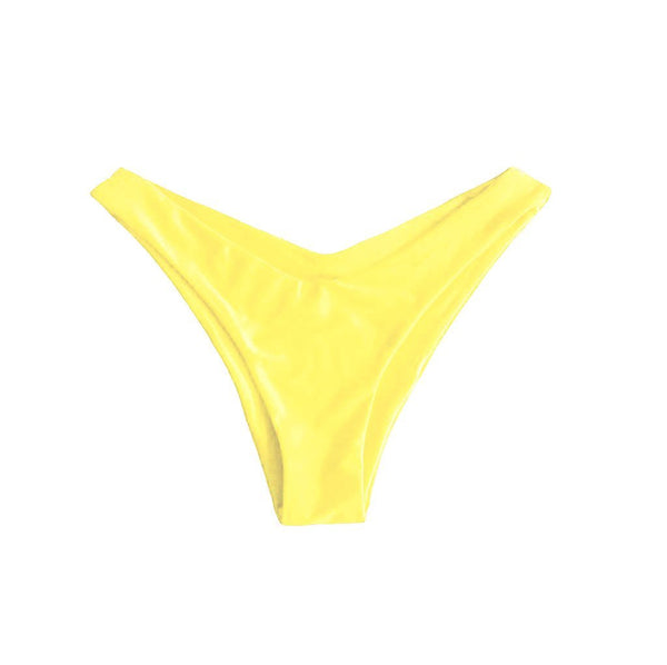 MALDIVES BIKINI BOTTOMS IN MANGO YELLOW - PINKCOLADA