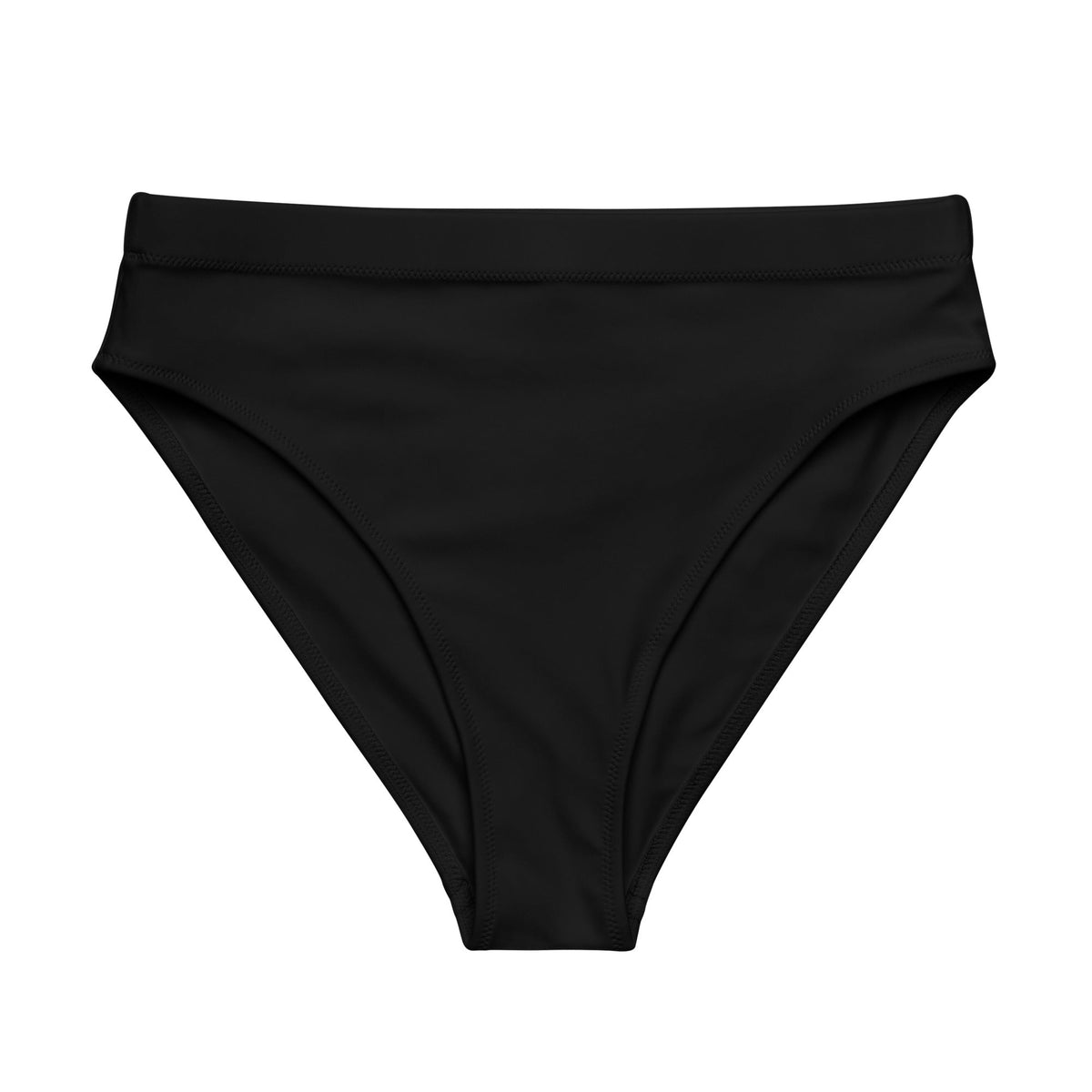 MIAMI ECO HIGH WAISTED BIKINI BOTTOM | BLACK - PINKCOLADA