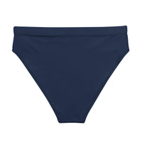 MIAMI ECO HIGH WAISTED BIKINI BOTTOM | DEEP NAVY - PINKCOLADA