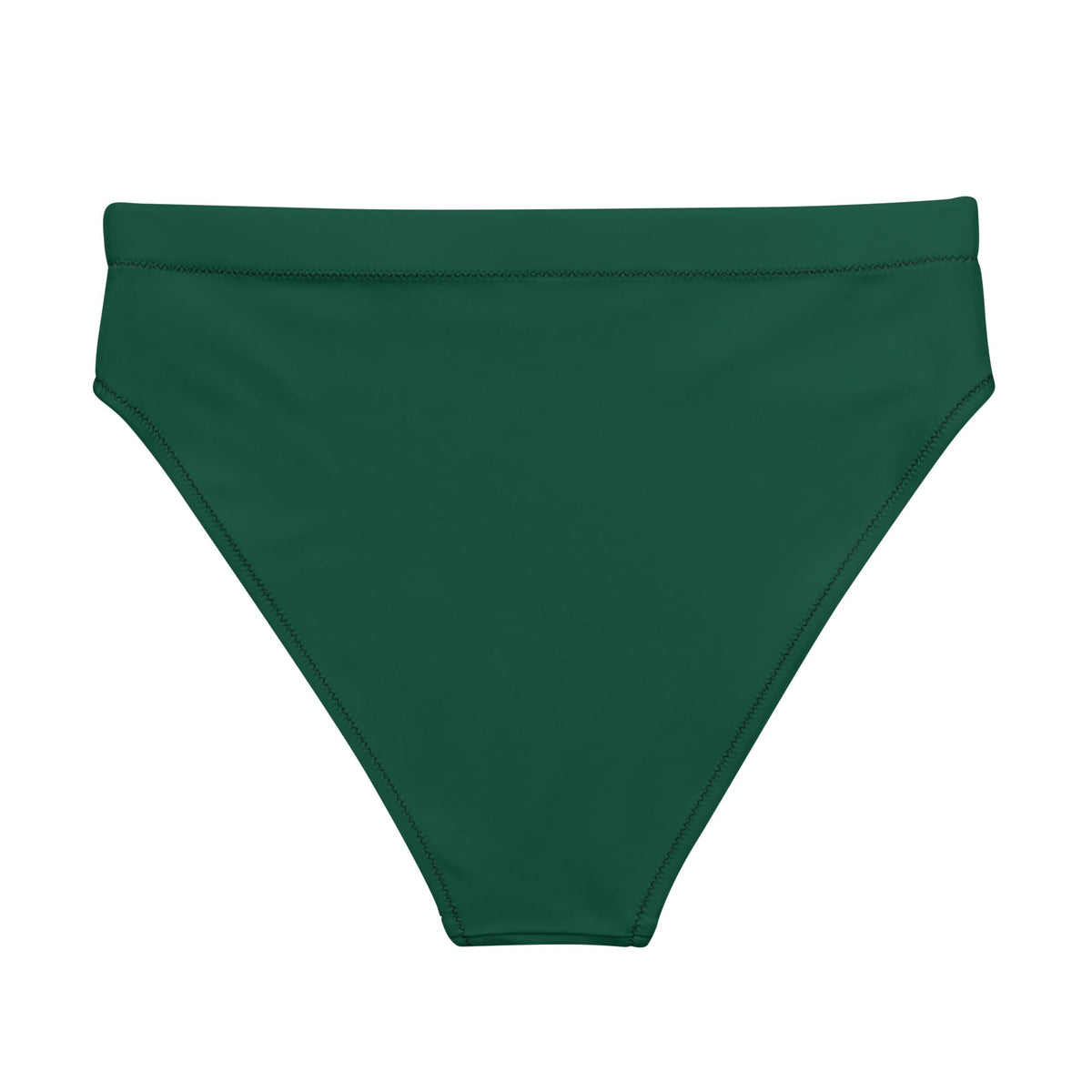 MIAMI ECO HIGH WAISTED BIKINI BOTTOM | EMERALD GREEN - PINKCOLADA