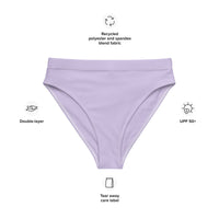 MIAMI ECO HIGH WAISTED BIKINI BOTTOM | MAUVE - PINKCOLADA