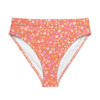 MIAMI ECO HIGH WAISTED BIKINI BOTTOM | ORANGE COLADA ECO - PINKCOLADA