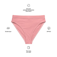 MIAMI ECO HIGH WAISTED BIKINI BOTTOM | PINK SODA - PINKCOLADA