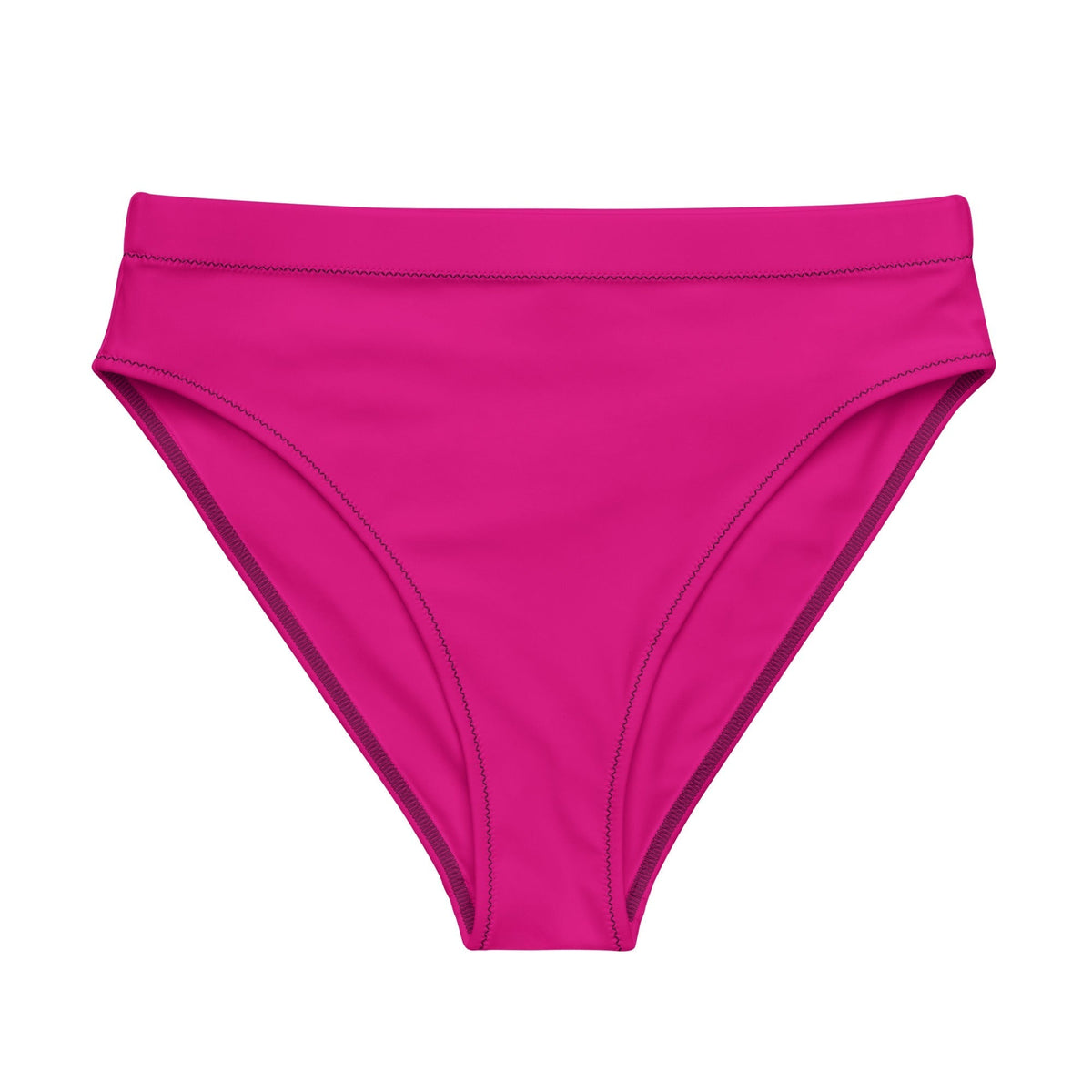 MIAMI ECO HIGH WAISTED BIKINI BOTTOM | RUBY PINK - PINKCOLADA