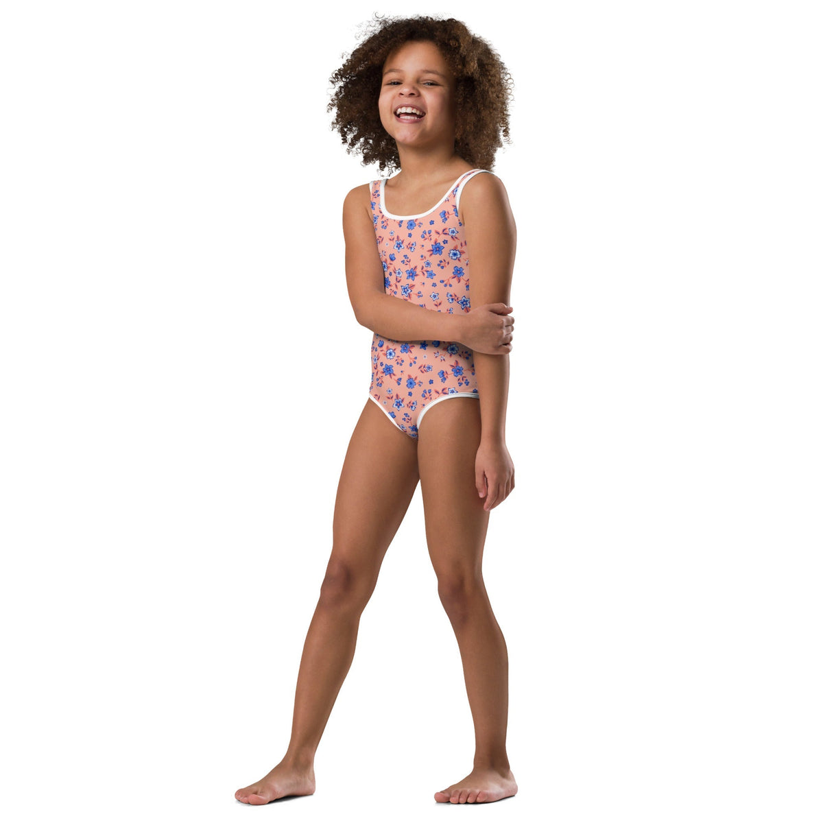 SOFIA KIDS SWIMSUIT | APRICOT GARDEN - PINKCOLADA