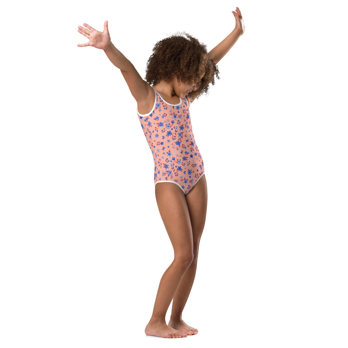 SOFIA KIDS SWIMSUIT | APRICOT GARDEN - PINKCOLADA