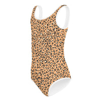 SOFIA KIDS SWIMSUIT | ORANGE LEOPARD - PINKCOLADA