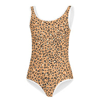 SOFIA KIDS SWIMSUIT | ORANGE LEOPARD - PINKCOLADA