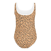 SOFIA KIDS SWIMSUIT | ORANGE LEOPARD - PINKCOLADA