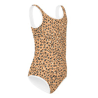 SOFIA KIDS SWIMSUIT | ORANGE LEOPARD - PINKCOLADA