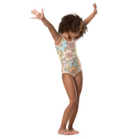 SOFIA KIDS SWIMSUIT | SUNSET GARDEN - PINKCOLADA