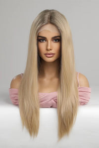 13*2" Lace Front Wigs Synthetic Long Straight 24'' 150% Density - PINKCOLADA-Beauty-100100622155887