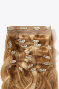 16'' 100g #10 Clip-in Hair Extensions Human Virgin Hair - PINKCOLADA-Beauty-101301183953932