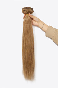 16'' 100g #10 Clip-in Hair Extensions Human Virgin Hair - PINKCOLADA-Beauty-101301183953932