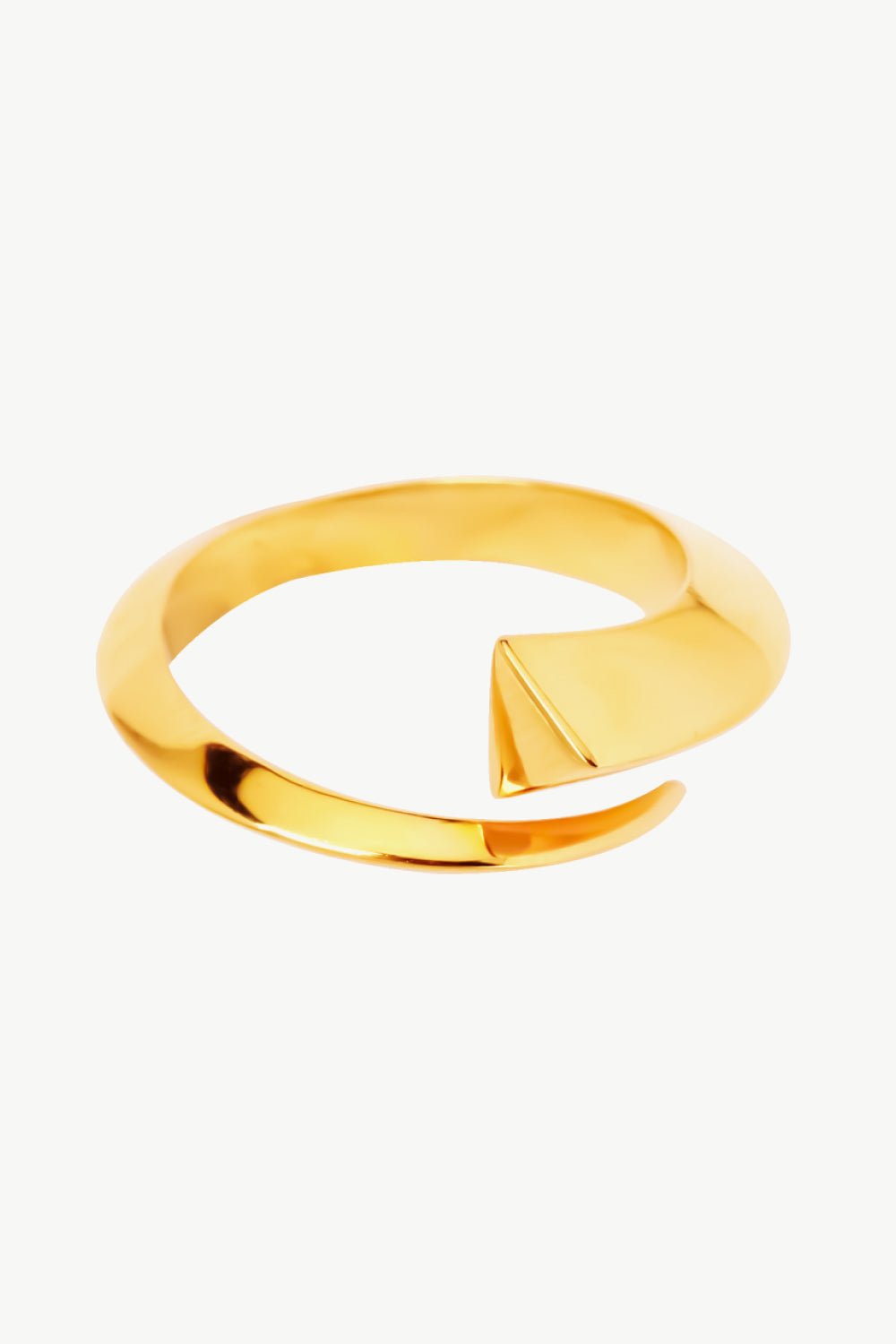 18K Gold-Plated Copper Bypass Ring - PINKCOLADA--100100032853461