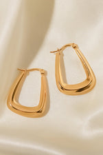 18K Gold-Plated Geometric Earrings - PINKCOLADA--100100622771602