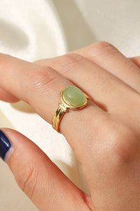18K Gold Plated Open Ring - PINKCOLADA--100100577928610