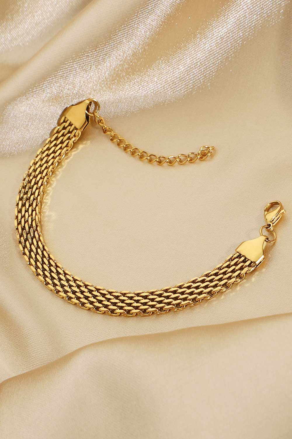 18K Gold-Plated Wide Chain Bracelet - PINKCOLADA--100100492017124