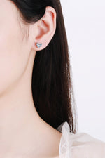 2 Carat Moissanite Heart-Shaped Stud Earrings - PINKCOLADA-FINE JEWELRY-100100100119404