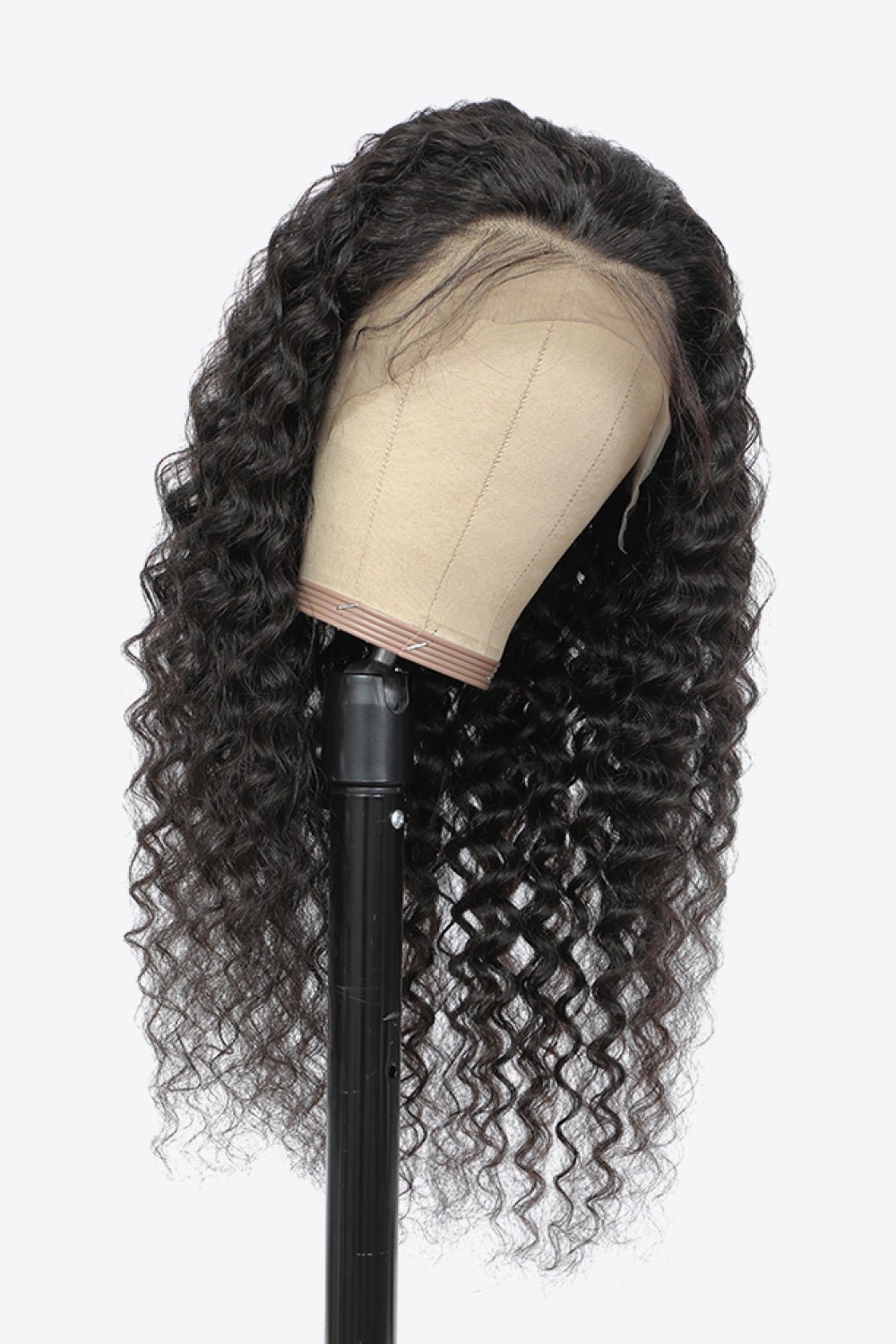20” 13x4“ Lace Front Wigs Human Hair Curly Natural Color 150% Density - PINKCOLADA-Beauty-100100533207283