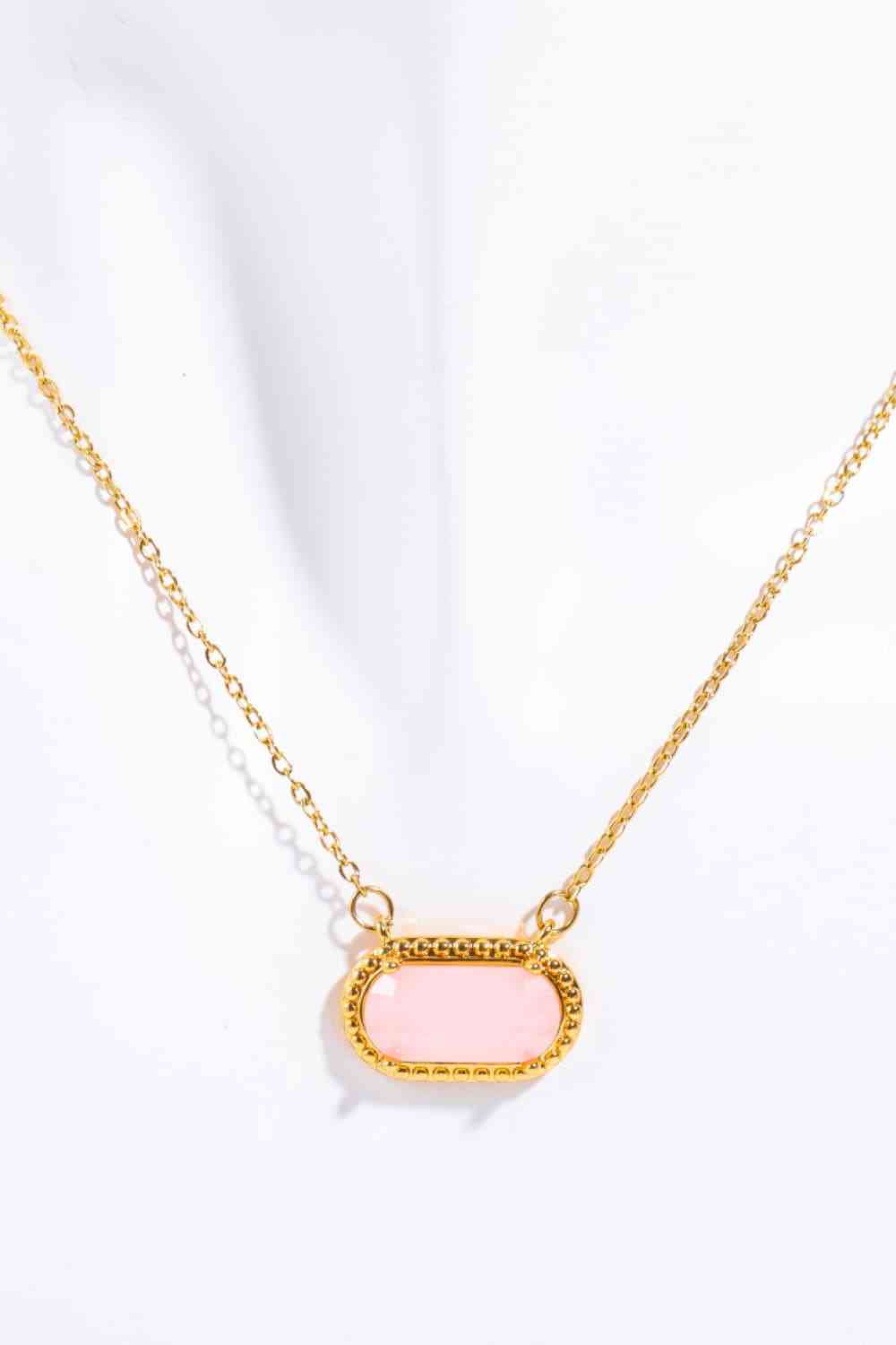Copper 14K Gold-Plated Pendant Necklace