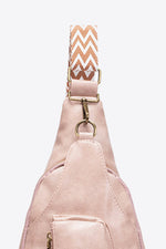 All The Feels PU Leather Sling Bag - PINKCOLADA-Bags-100100000887330