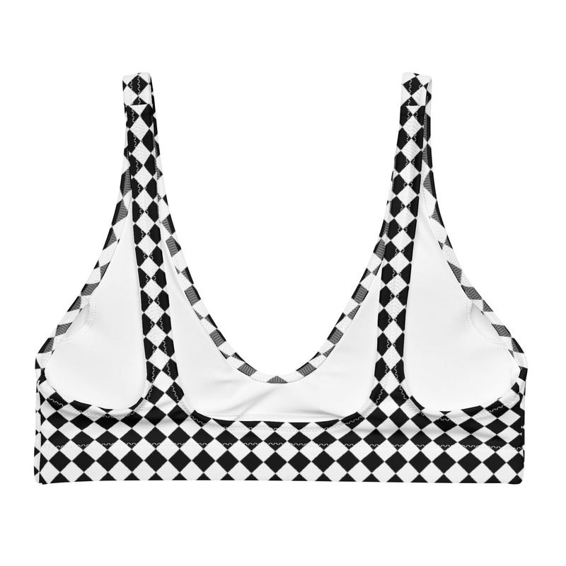 BELLA ECO PADDED BIKINI TOP - CHECKER - PINKCOLADA--5588798_12035