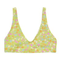 BELLA ECO PADDED BIKINI TOP | LIME COLADA - PINKCOLADA