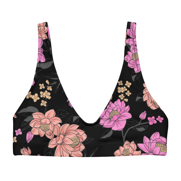 BELLA ECO PADDED BIKINI TOP | MELODY BLACK - PINKCOLADA--3101993_12035