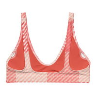 BELLA ECO PADDED BIKINI TOP | OVERSIZED RED GINGHAM - PINKCOLADA--4550417_12035