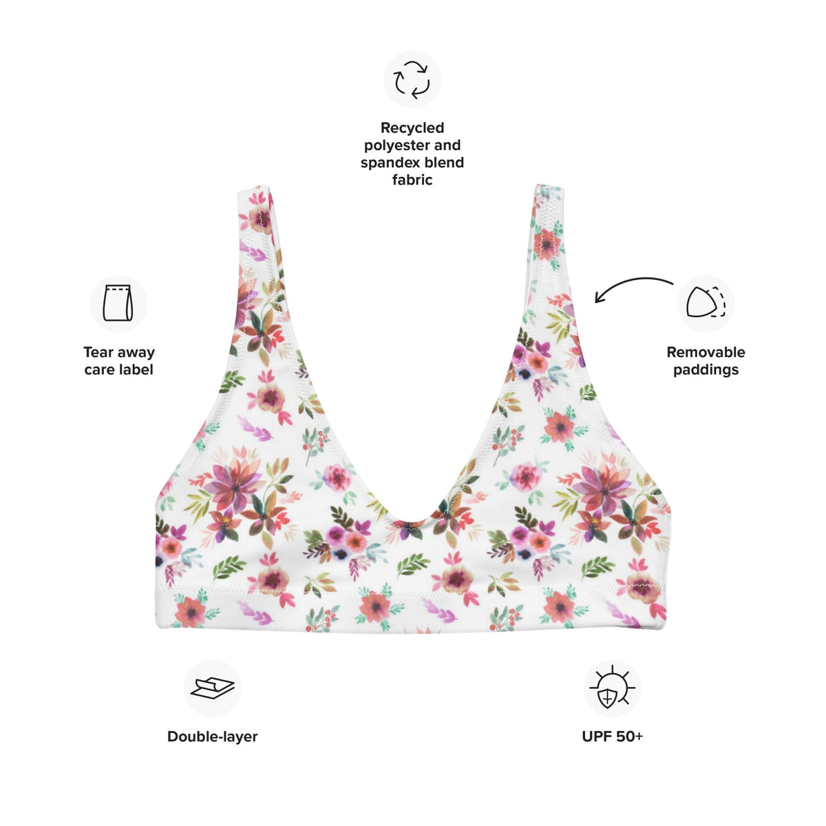 BELLA ECO PADDED BIKINI TOP | PARIS BLOOM - PINKCOLADA--8913110_12035