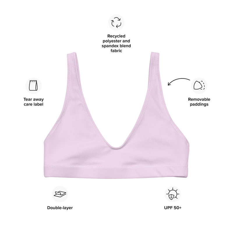 BELLA ECO PADDED BIKINI TOP | PASTEL SELAGO - PINKCOLADA--2401006_12035