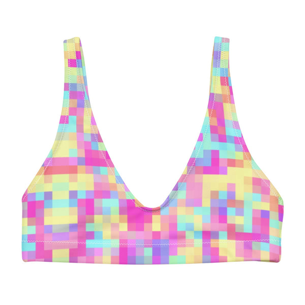 BELLA ECO PADDED BIKINI TOP | PIXELS 1.0 - PINKCOLADA--2660273_12035