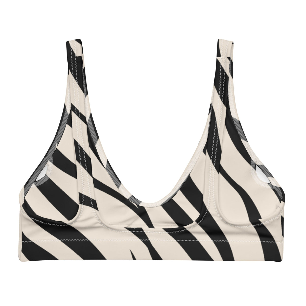 BELLA ECO PADDED BIKINI TOP | SAFARI - PINKCOLADA