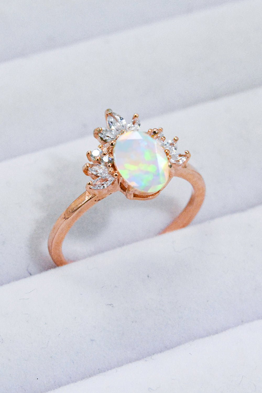 Best Of Me 925 Sterling Silver Opal Ring - PINKCOLADA--100100338817915
