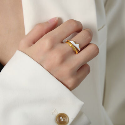 18K Gold-Plated Open Ring