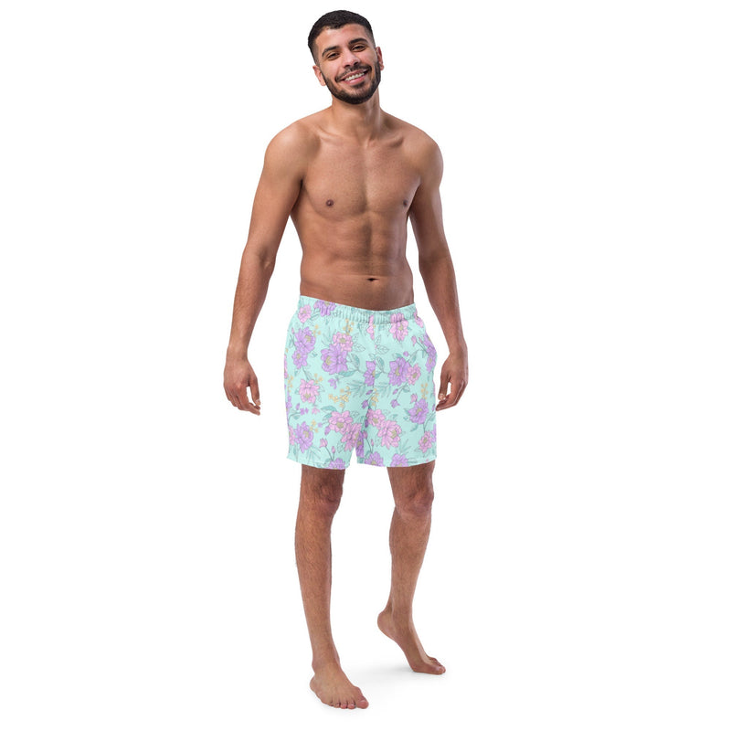 ECO MEN'S SWIM SHORTS | MELODY PURPLE - PINKCOLADA