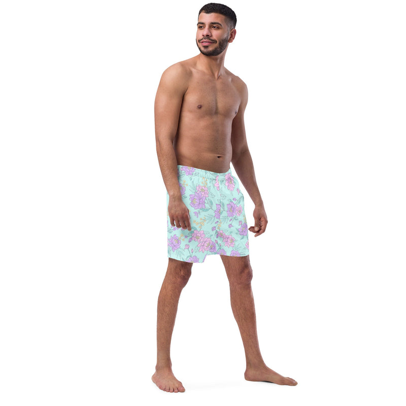 ECO MEN'S SWIM SHORTS | MELODY PURPLE - PINKCOLADA