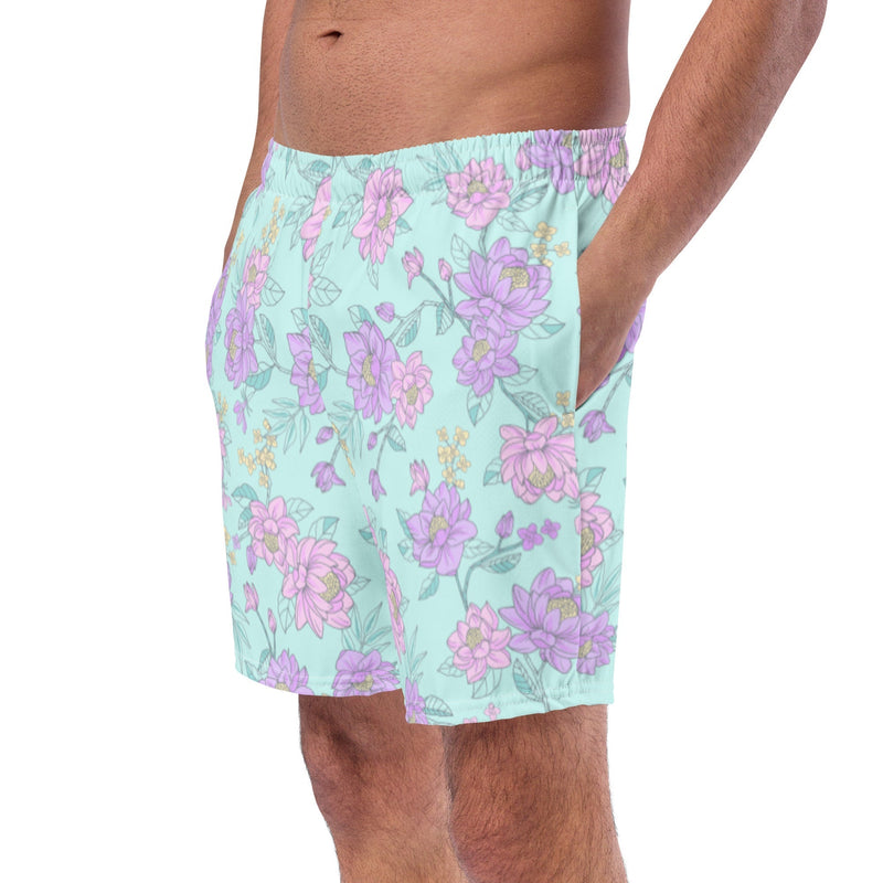 ECO MEN'S SWIM SHORTS | MELODY PURPLE - PINKCOLADA