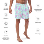 ECO MEN'S SWIM SHORTS | MELODY PURPLE - PINKCOLADA