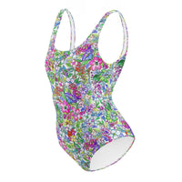 FLORIDA ECO ONE PIECE SWIMSUIT - FLORAL BURST - PINKCOLADA