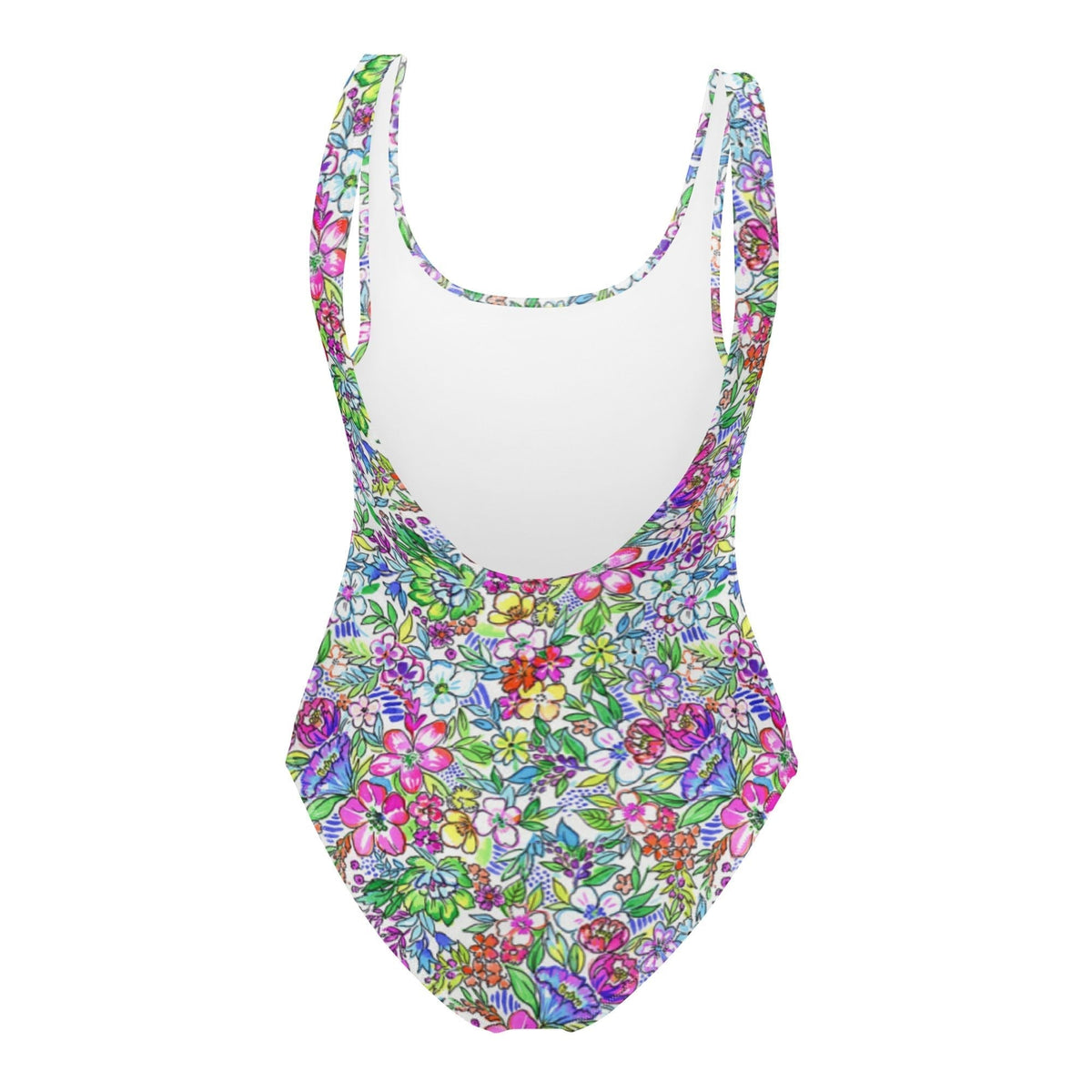 FLORIDA ECO ONE PIECE SWIMSUIT - FLORAL BURST - PINKCOLADA