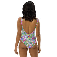 FLORIDA ECO ONE PIECE SWIMSUIT - FLORAL BURST - PINKCOLADA