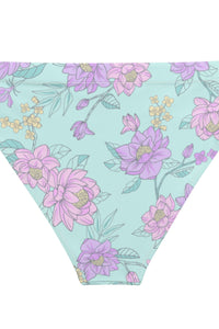 MIAMI ECO HIGH WAISTED BIKINI BOTTOM | MELODY PURPLE - PINKCOLADA