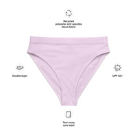 MIAMI ECO HIGH WAISTED BIKINI BOTTOM | PASTEL SELAGO - PINKCOLADA