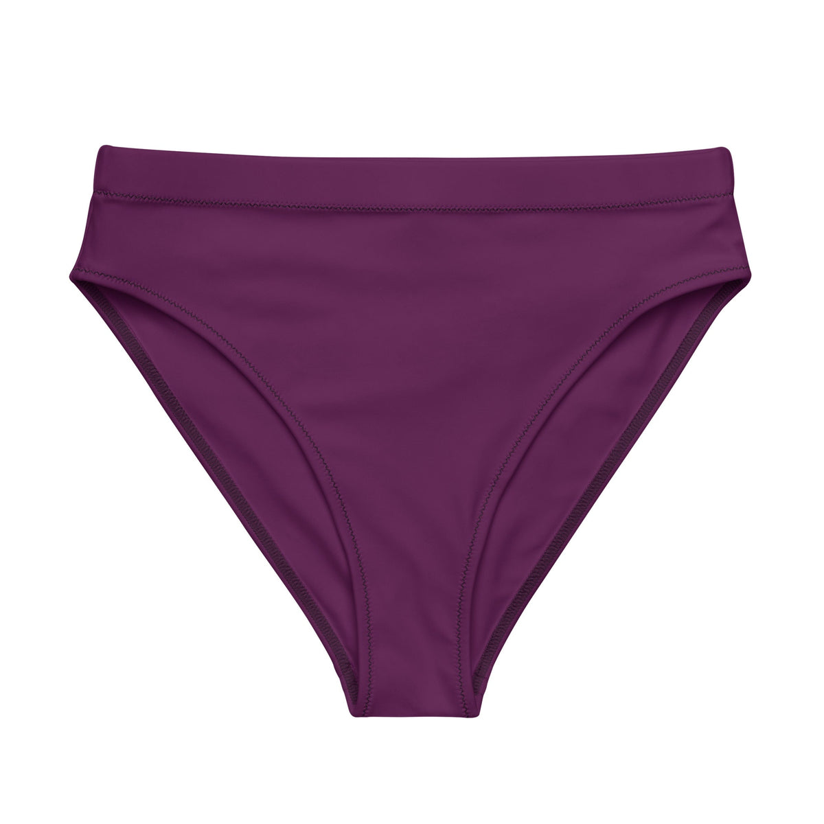 MIAMI ECO HIGH WAISTED BIKINI BOTTOM | PLUM - PINKCOLADA