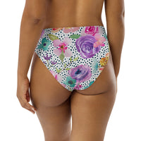 MIAMI ECO HIGH WAISTED BIKINI BOTTOM | TOCHKI GARDEN - PINKCOLADA