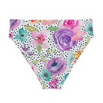 MIAMI ECO HIGH WAISTED BIKINI BOTTOM | TOCHKI GARDEN - PINKCOLADA